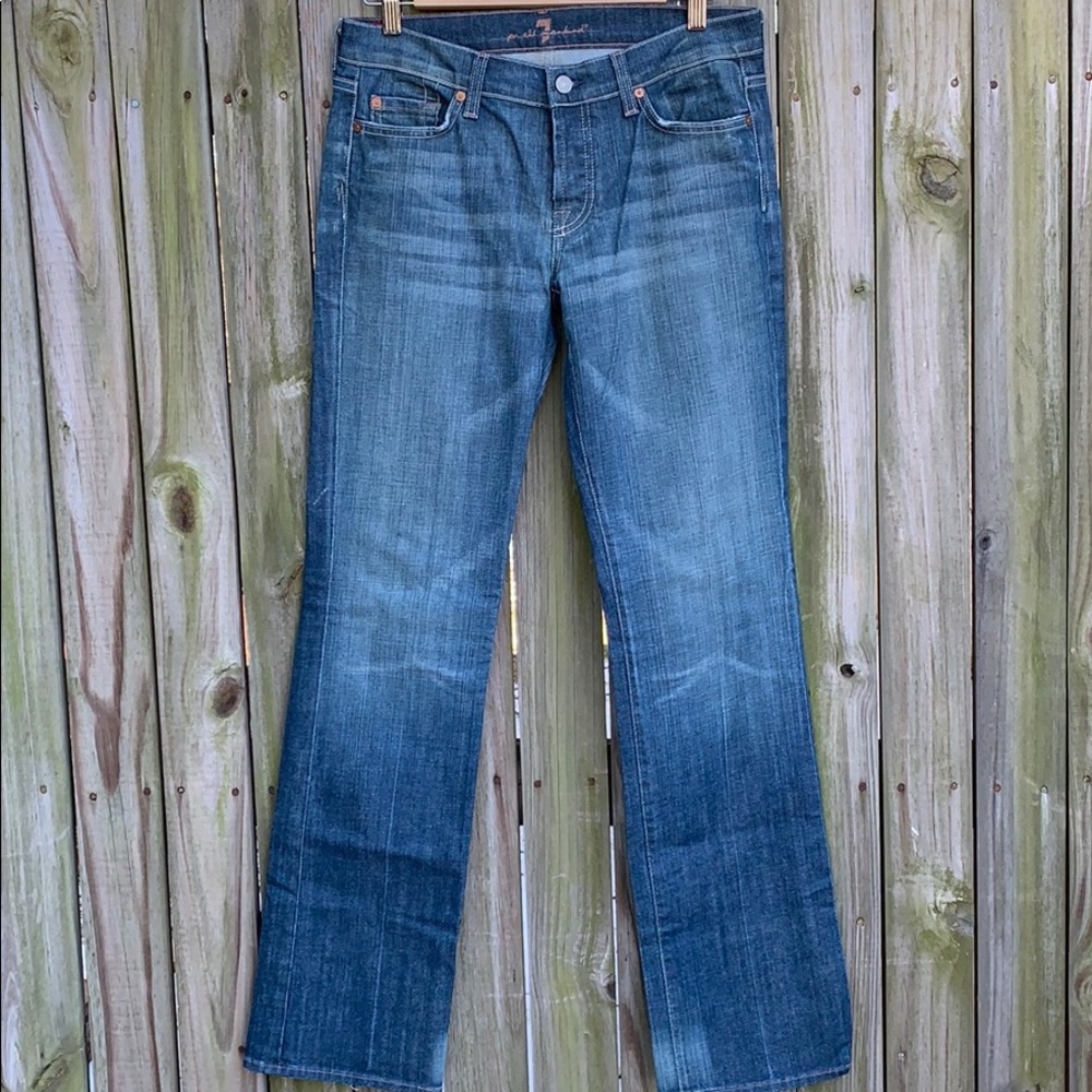 7 for all mankind boycut button fly jeans size 29